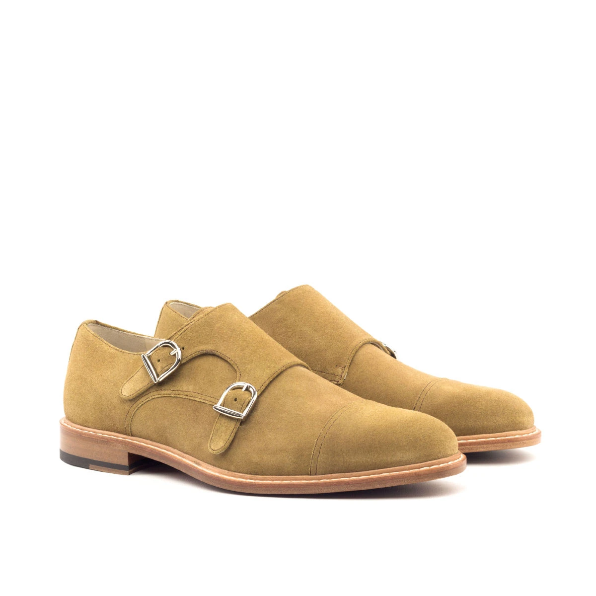 Brown Double Monk Shoe Brown Double Monk Shoe