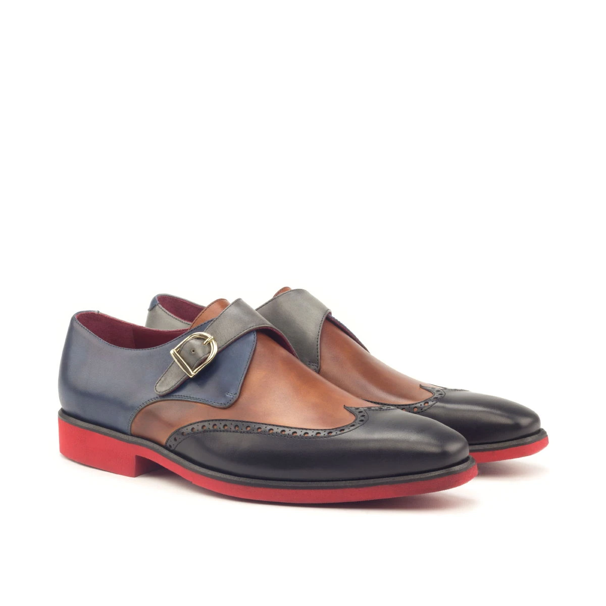 Brown Single Monk Shoe Brown Single Monk Shoe
