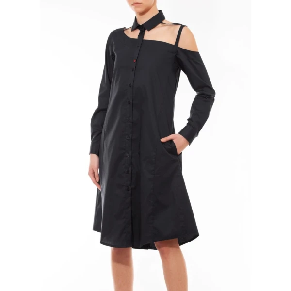 Asymmetric blazer dress black – 34   Luxury Shoes 