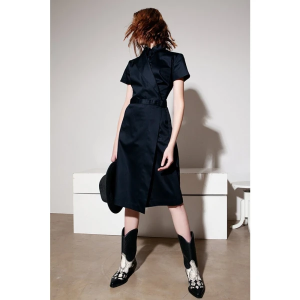 Asymmetric blazer dress black – 34   Luxury Shoes 