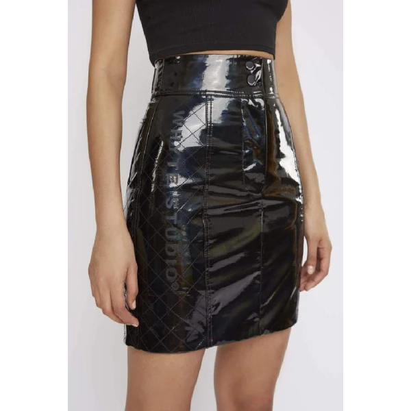 The turbulent holographic high waisted biker trouser – 6   Luxury Shoes 