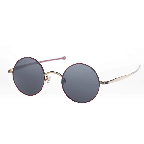 Neo-Ne women’s round red metal sunglasses Accessories Black Luxury Shoes 