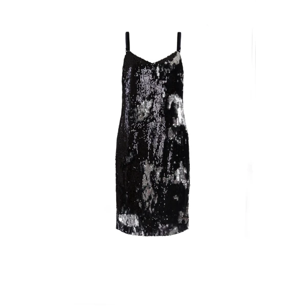 Sequin Black Dress With Feathers Clothing Cocktail Party Luxury Shoes 