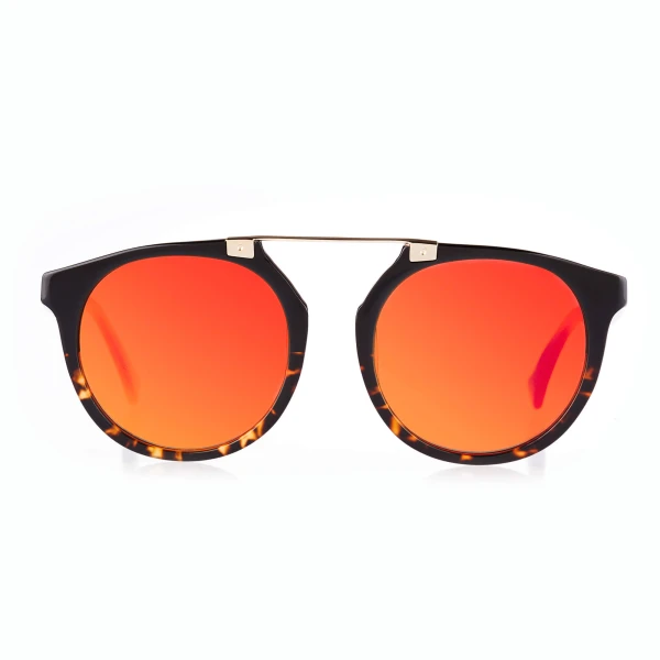 Neo-Ne women’s owl eyes black and red acetate sunglasses Accessories Black Luxury Shoes 