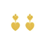 Flor Amazona women’s lovelia short gold earrings Earrings  Luxury Shoes 