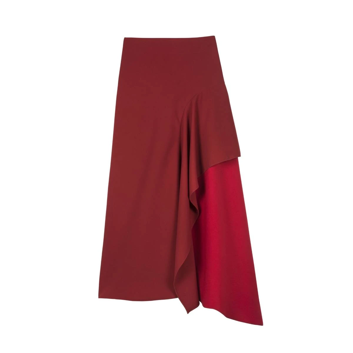 Alejandra de coss (5) Alejandra de coss women´s asymmetric red skirt Clothing classic color Luxury Shoes