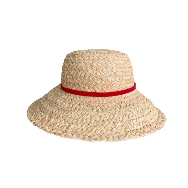 Bella_straw_hat_velvet_ribbon_1_grande Tanya Litkovska women’s bella straw hat Accessories black velvet headband Luxury Shoes