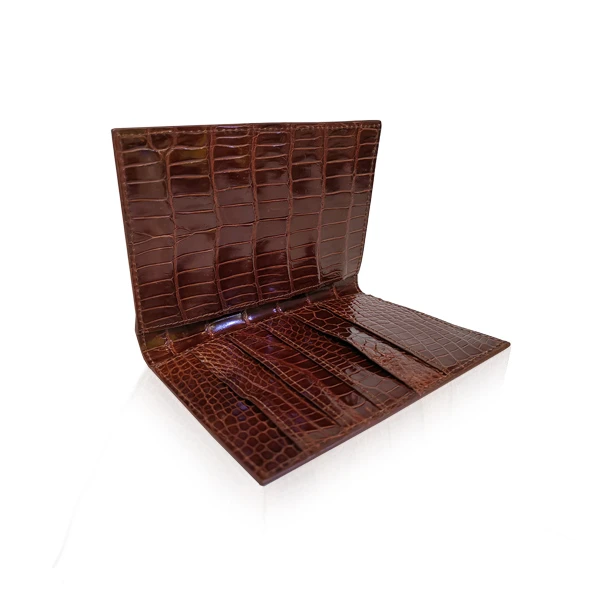 Crocodile Leather Passport Holder Men Bangkok Bootery Luxury Shoes 