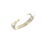 Reverse Silver Bangle Bracelet Cuffs Bangle Luxury Shoes 