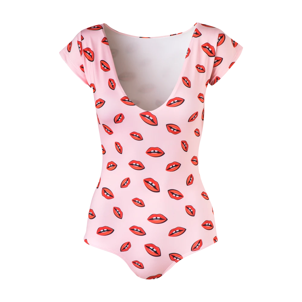 Capri-One-Piece-Nude-Lips-Front Capri one piece printed swimsuit Beachwear beachwear Luxury Shoes