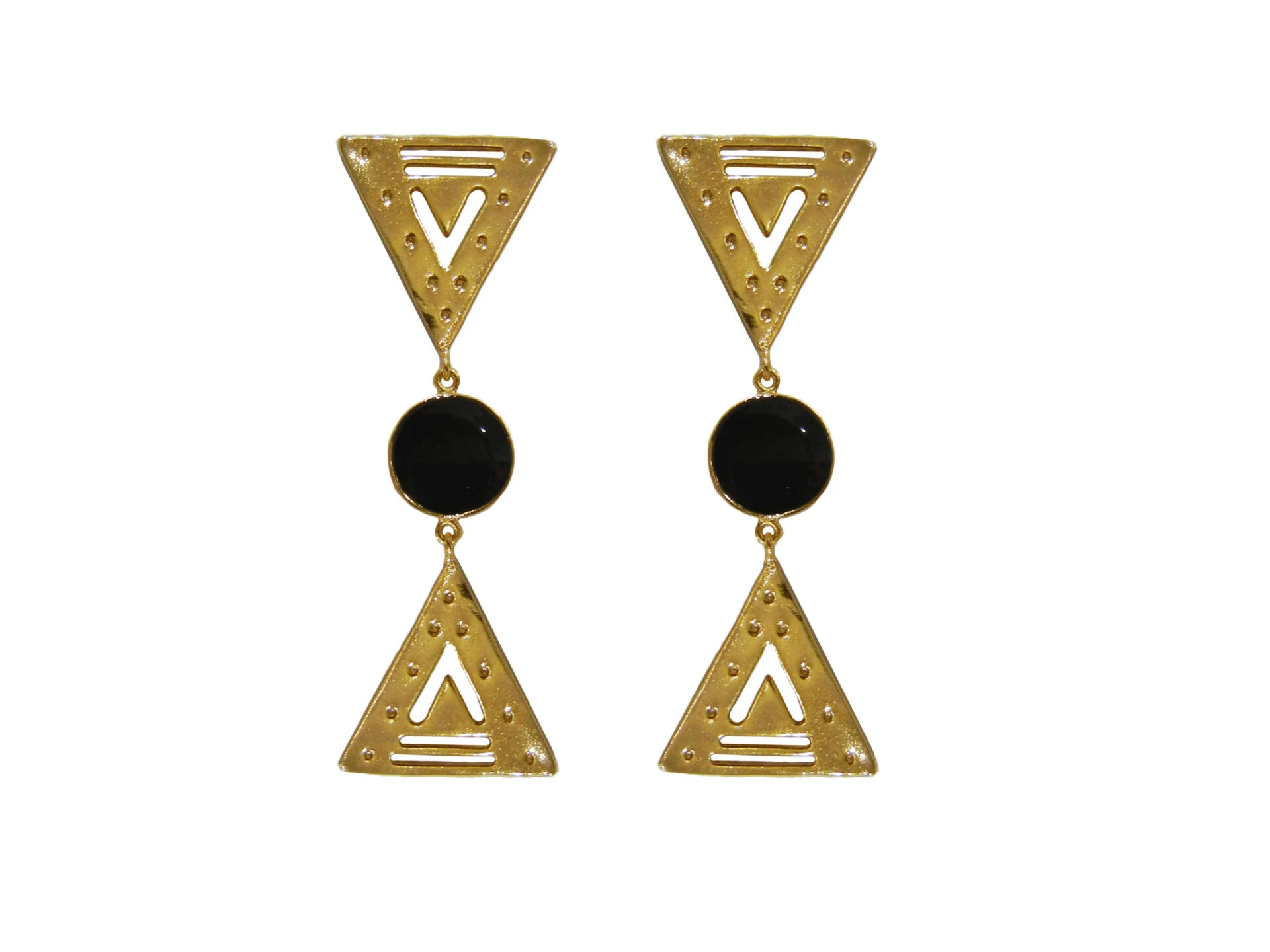 Cordillera Black Flor Amazona women’s cordillera black gold earrings Jewelry Luxury Shoes