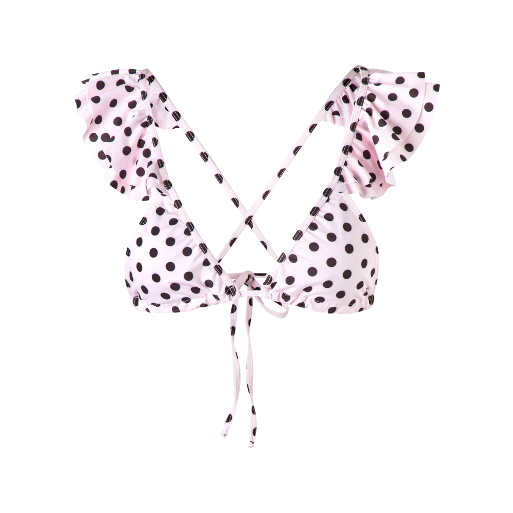 Holguin-Top-Nude-dots-Front Holguin bikini top Beachwear beachwear Luxury Shoes