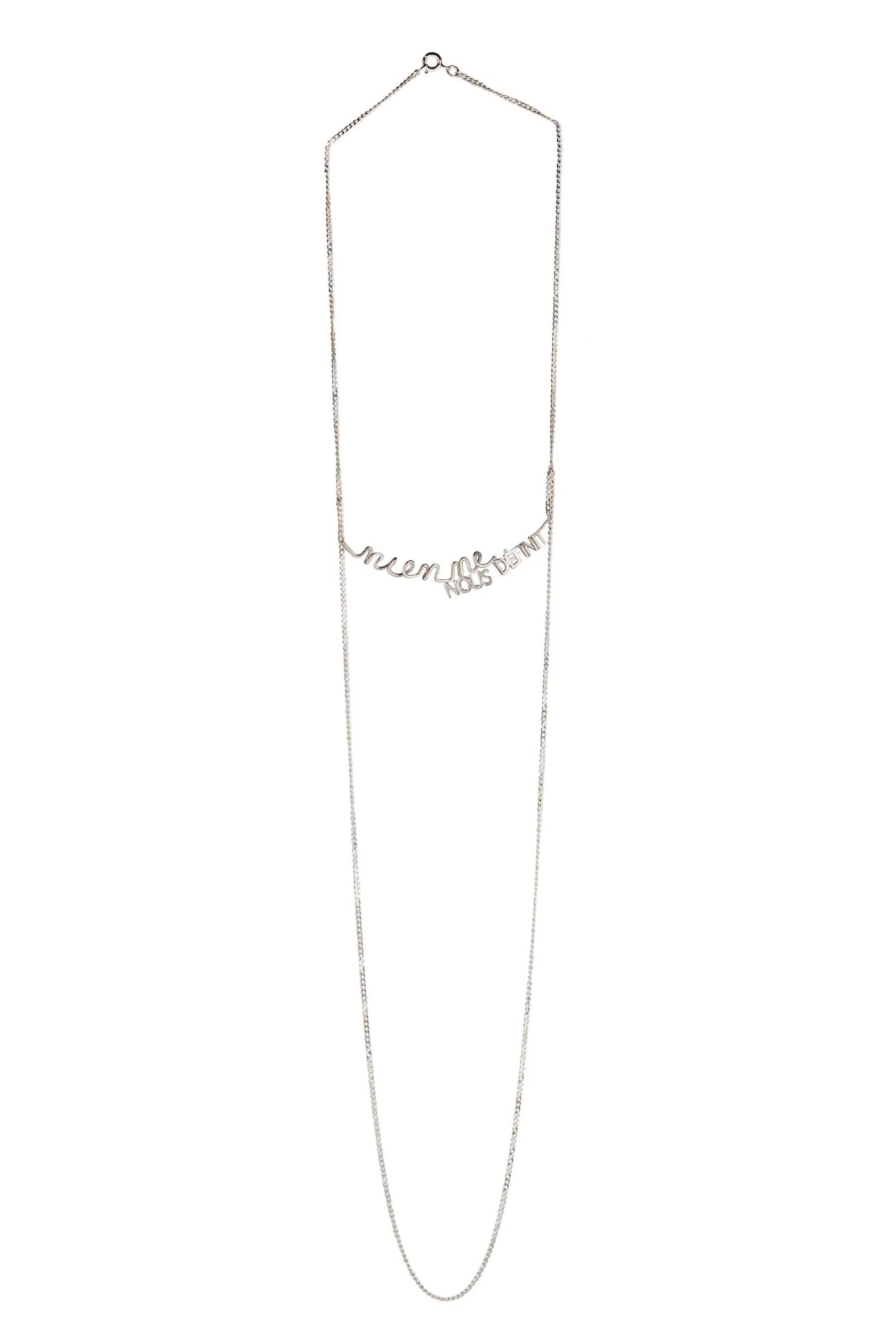 IMG_4098 Alejandra de Coss women’s simone “rien ne nous définit” necklace Necklace contemporary jewellery Luxury Shoes