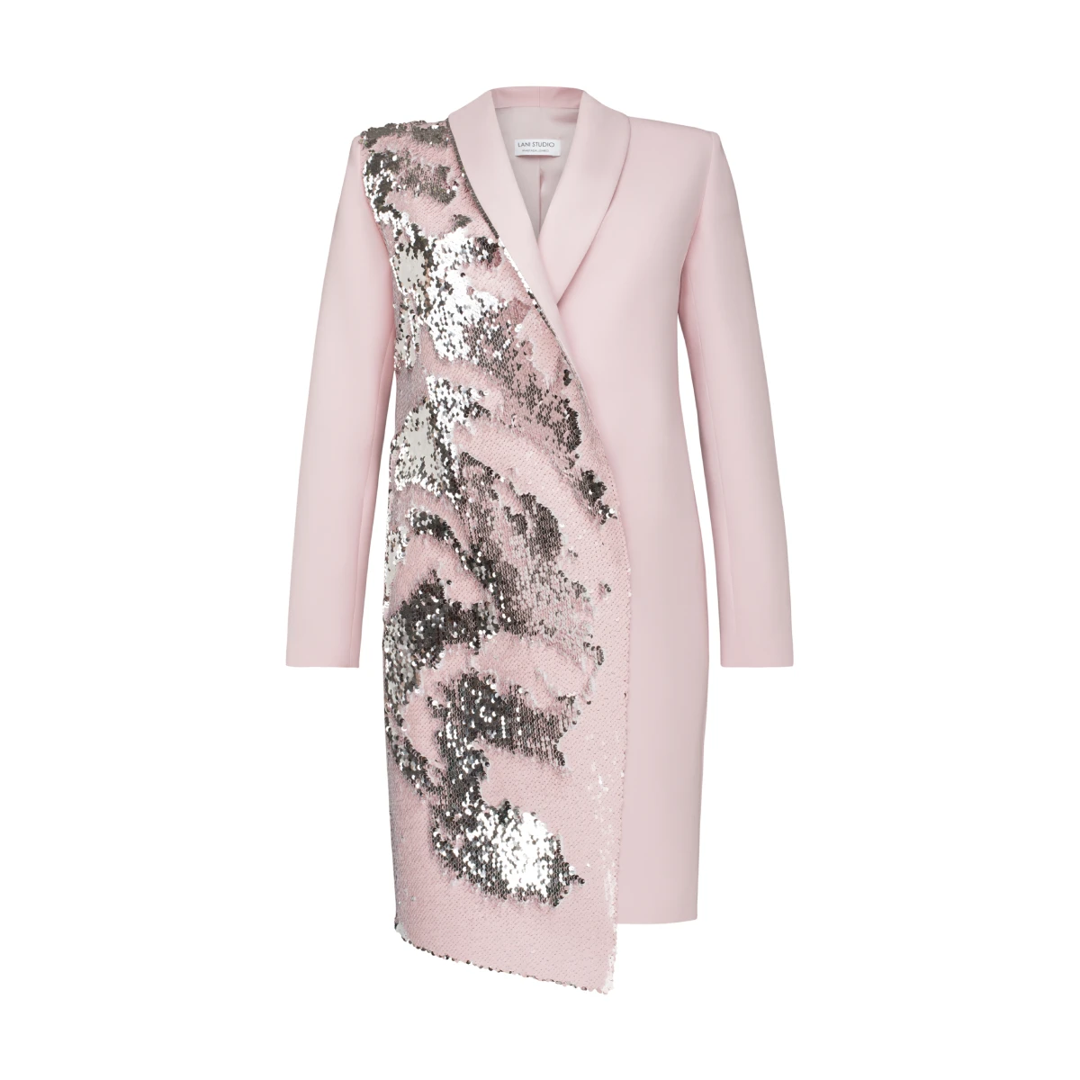 Lani Studio (4) Sequin Tuxedo Pudra Dress – XL Luxury Shoes