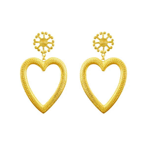 Lovelia_Hoops_Earrings_600x600 Flor Amazona women’s lovelia hoops gold plated earrings Earrings Earring Luxury Shoes