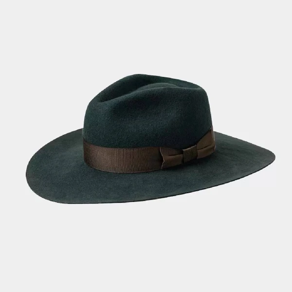 Red rustic felt hat Men hat Luxury Shoes 