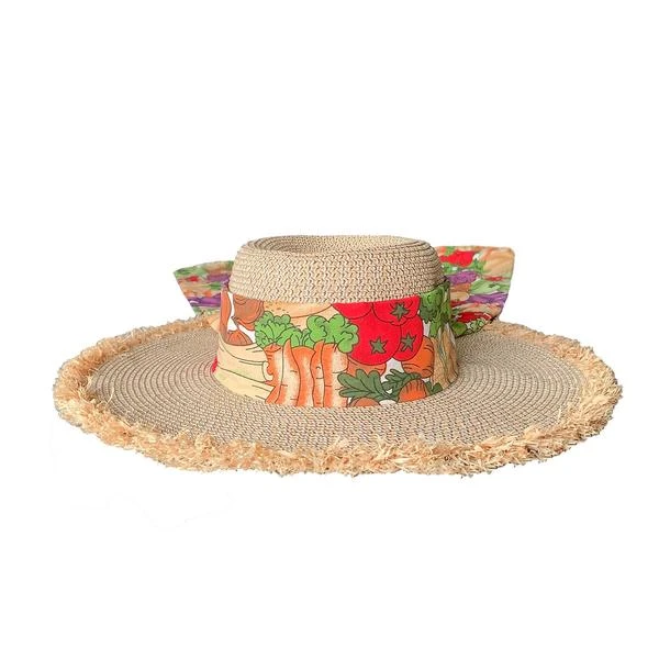 c2_grande Tanya Litkovska women’s baylie veggie straw hat Accessories black velvet headband Luxury Shoes
