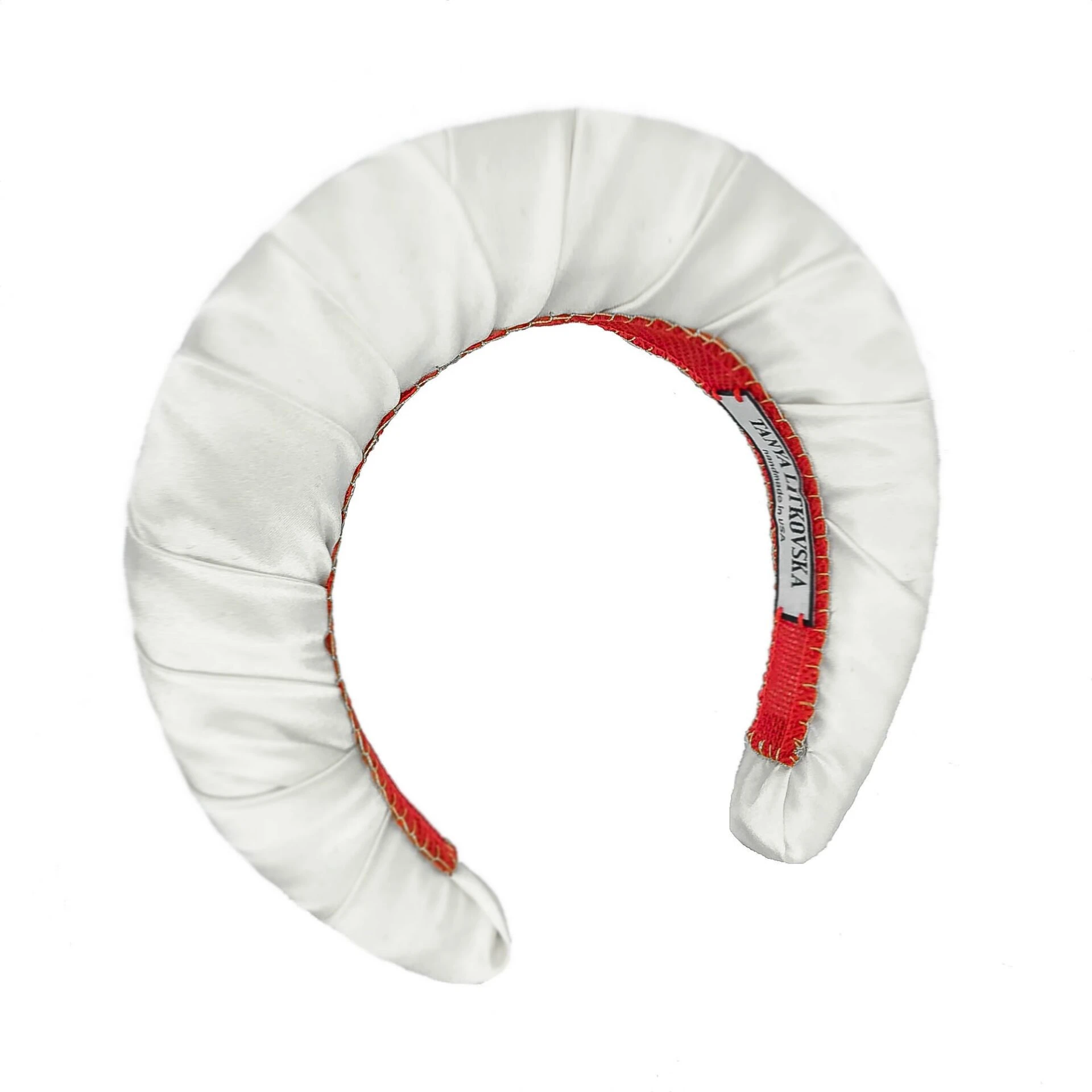 designer-statement-hair-accessories-headbands-1-2 Tanya Litkovska women’s silk coconut white headband Accessories black velvet headband Luxury Shoes