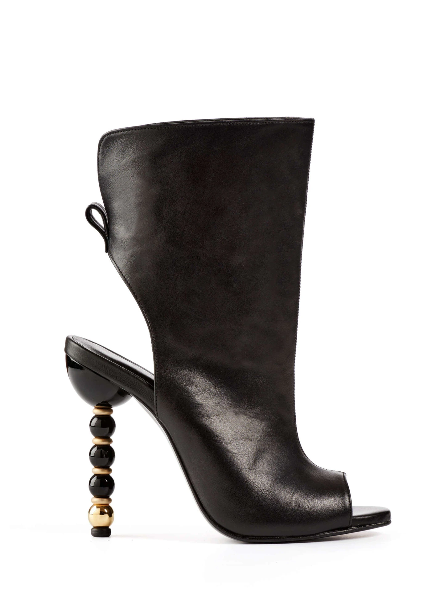 eti17097 Etty Leon women’s roy black calf leather boots Boots Luxury Shoes