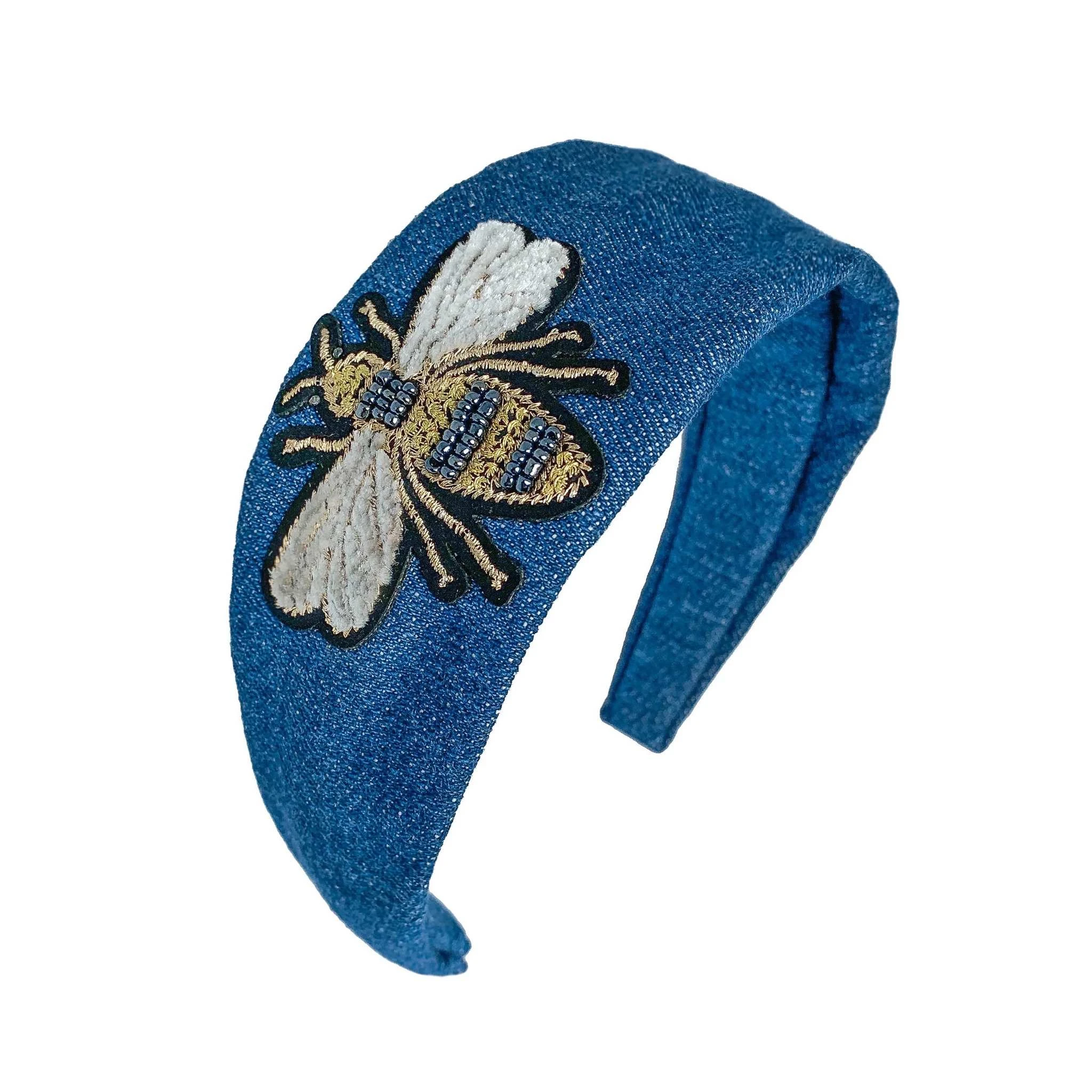 ezgif.com-webp-to-jpg (10) BumbleBee Patch Denim Headband Accessories black velvet headband Luxury Shoes