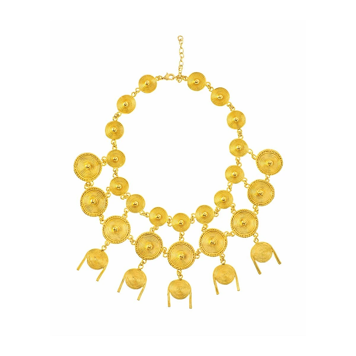 flor jewelry (7) Tayrona Necklace Jewelry gold plated Luxury Shoes