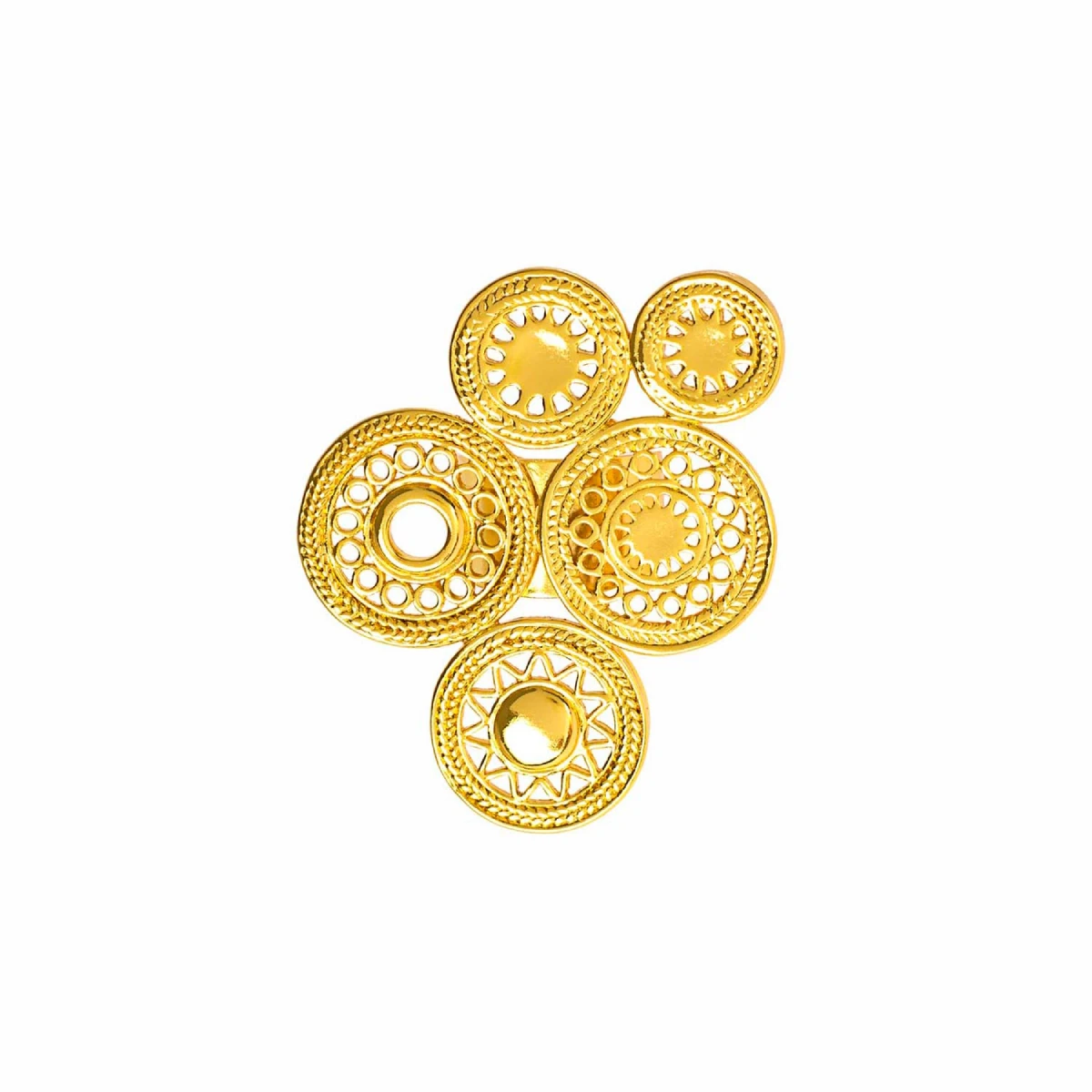 floramazona (31) Calamari Ring Jewelry gold plated Luxury Shoes