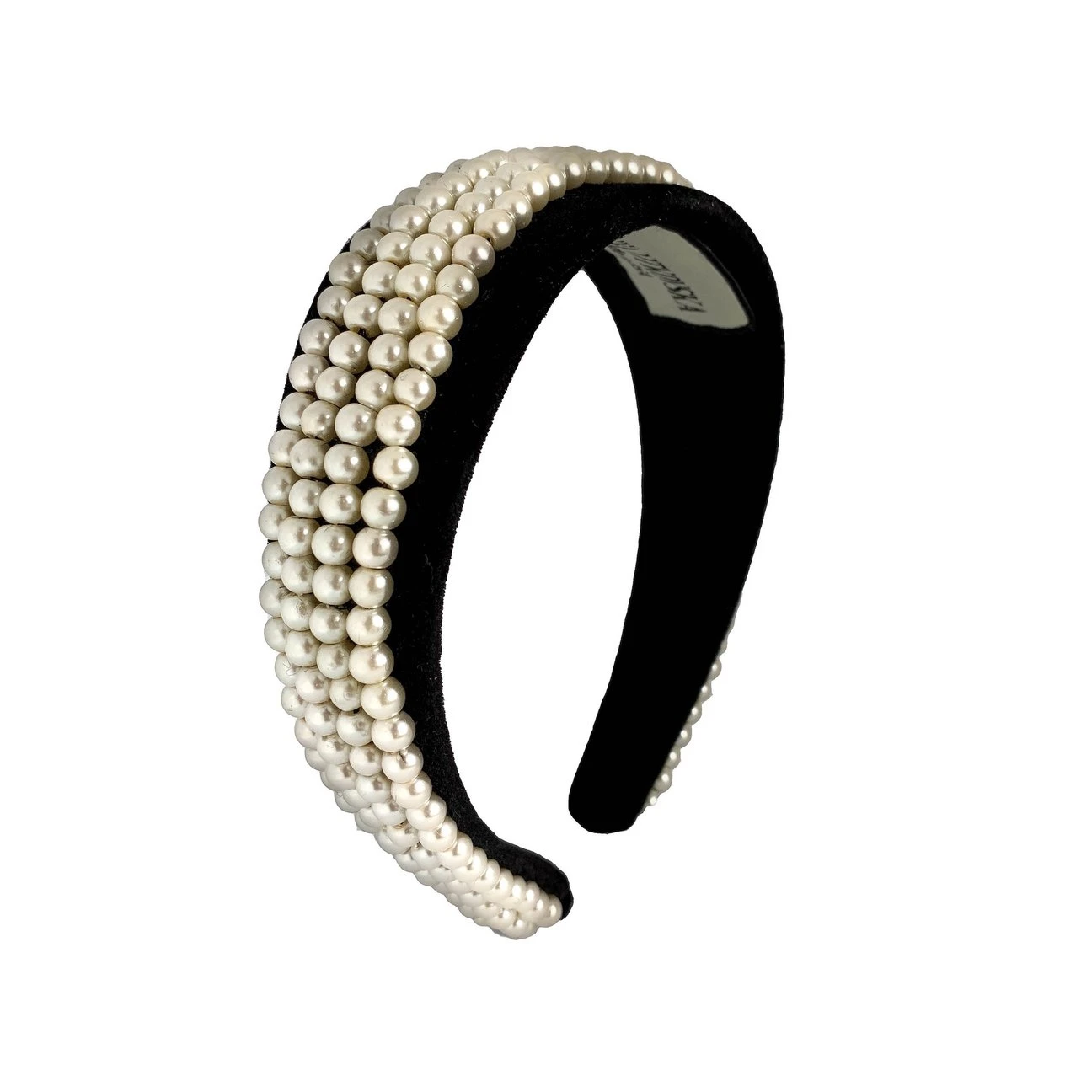 milana_pearl_headband_1_1296x Pearl Headband | Thick Velvet Headband | Wide Fashion Headband