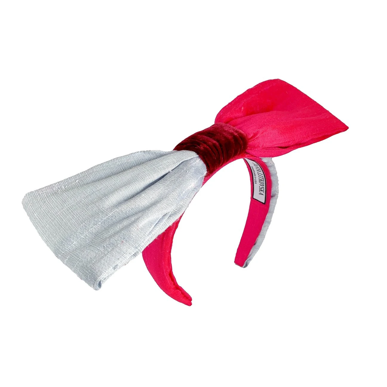 silk-bow-headband-in-ice-pink-1_1296x Tanya Litkovska women’s silk bow headband Accessories black velvet headband Luxury Shoes