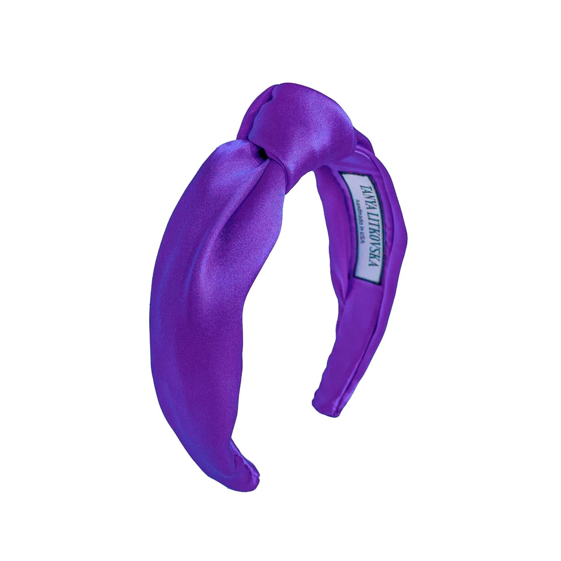 silk-headband-violet-purple-knot-headband-thin-headbands-tanya_litkovska-1_1024x1024@2x Tanya litkovska Women’s Silk Knotted Headband in Violet Accessories black velvet headband Luxury Shoes