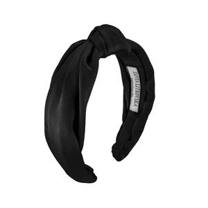 silk_knotted_headband_in_black_1_300x300 Tanya Litkovska women’s silk knotted black headband Accessories black velvet headband Luxury Shoes