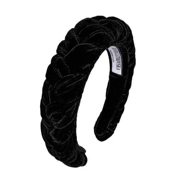 Black velvet headband black velvet headband