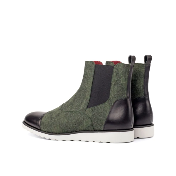 Mens Dress Chelsea Multi Boot Shoe Men bespoke Luxury Shoes 