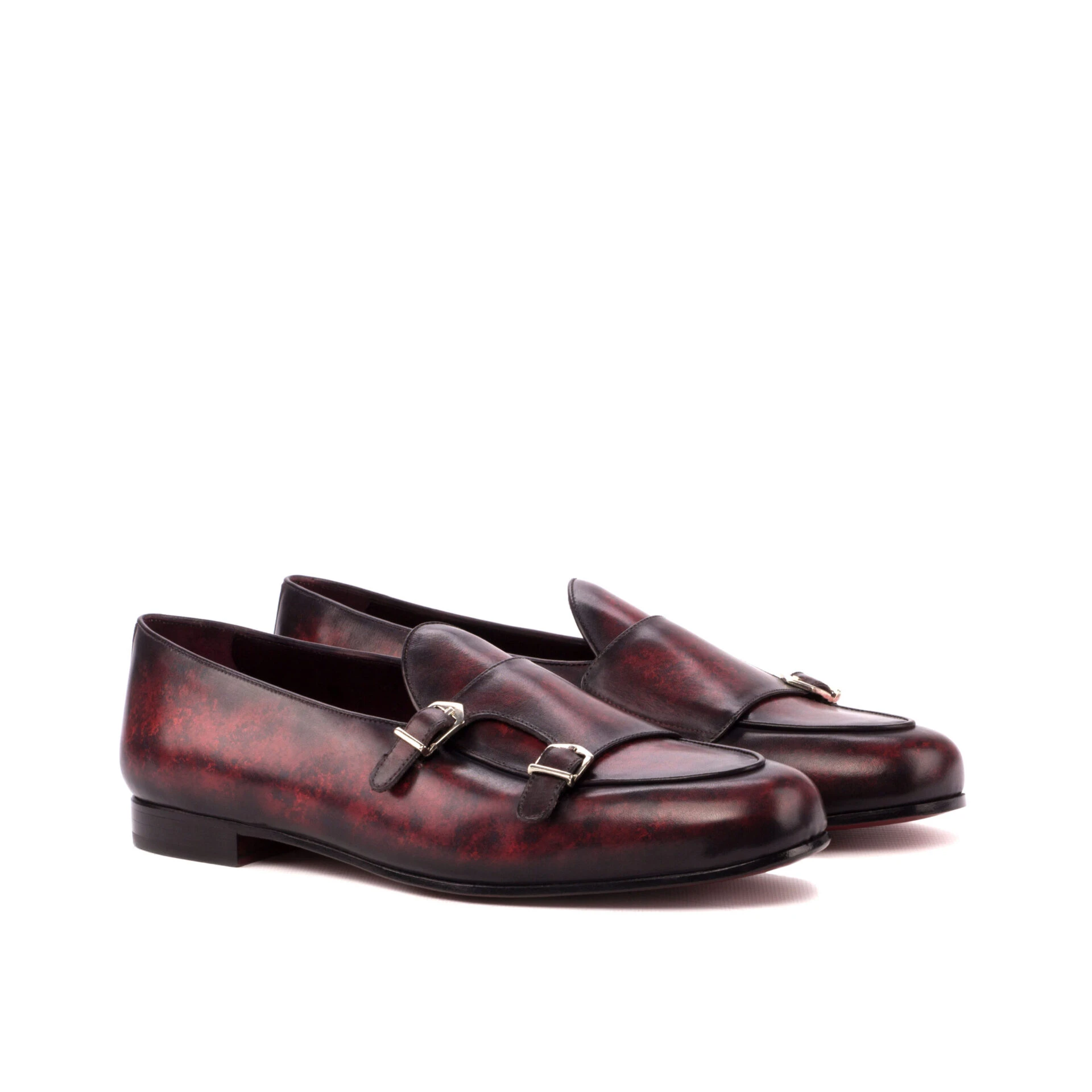 Burgundy Monk Slipper Shoe Burgundy Monk Slipper Shoe