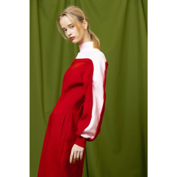 Two colored jersey dress Clothing curated marketplace Luxury Shoes 