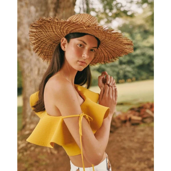 Santa barbara straw hat – S   Luxury Shoes 