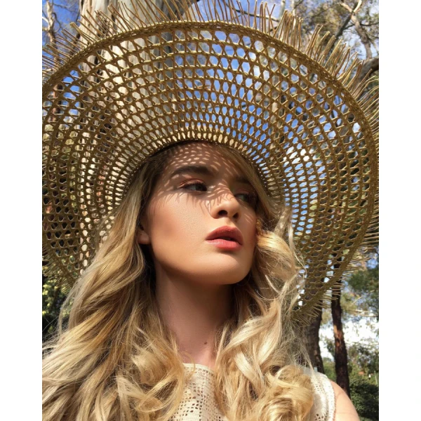 Santa barbara straw hat – S   Luxury Shoes 