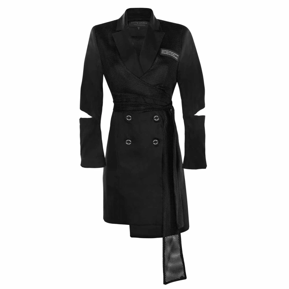 whyte2021 (21) The back up sports wrap nude blazer dress Clothing blazer Luxury Shoes