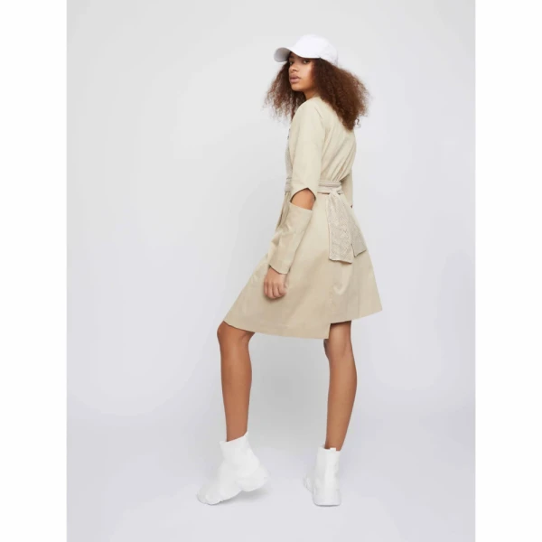 The back up sports wrap nude blazer dress Clothing blazer Luxury Shoes 