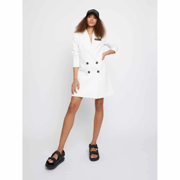 The back up sports wrap nude blazer dress Clothing blazer Luxury Shoes 