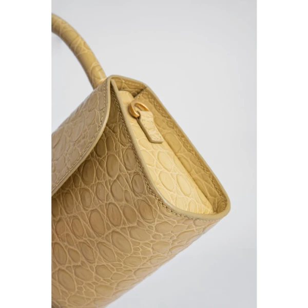 Mini mud circular croco embossed leather bag Bags bag Luxury Shoes 