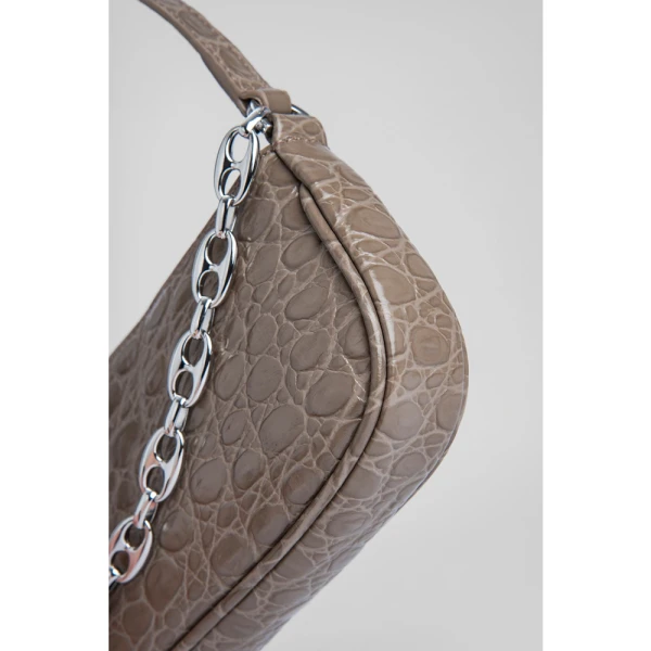 Mini mud circular croco embossed leather bag Bags bag Luxury Shoes 