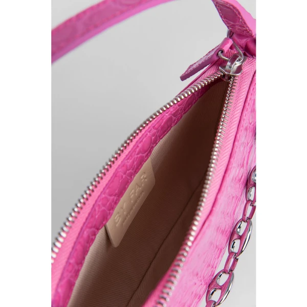 Mini mud circular croco embossed leather bag Bags bag Luxury Shoes 