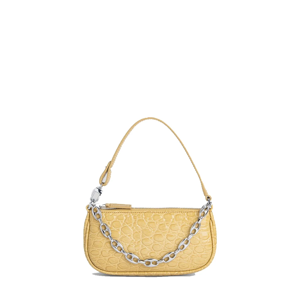 byfar202111 (47) Mini mud circular croco embossed leather bag Bags bag Luxury Shoes