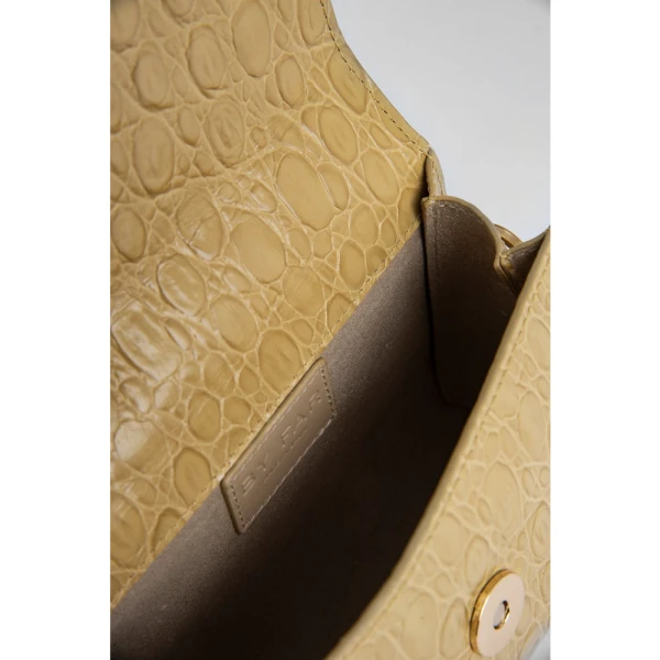 Mini mud circular croco embossed leather bag Bags bag Luxury Shoes 