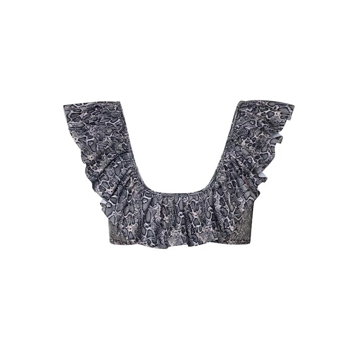 cienfuegos-snake-front2 Caribe bikini top Beachwear Colombia Luxury Shoes