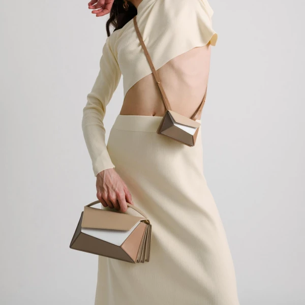 Small naomi lizard effect brown bag Bags bag Luxury Shoes 