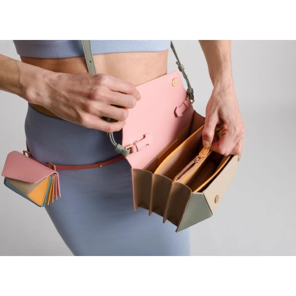 Small naomi lizard effect brown bag Bags bag Luxury Shoes 