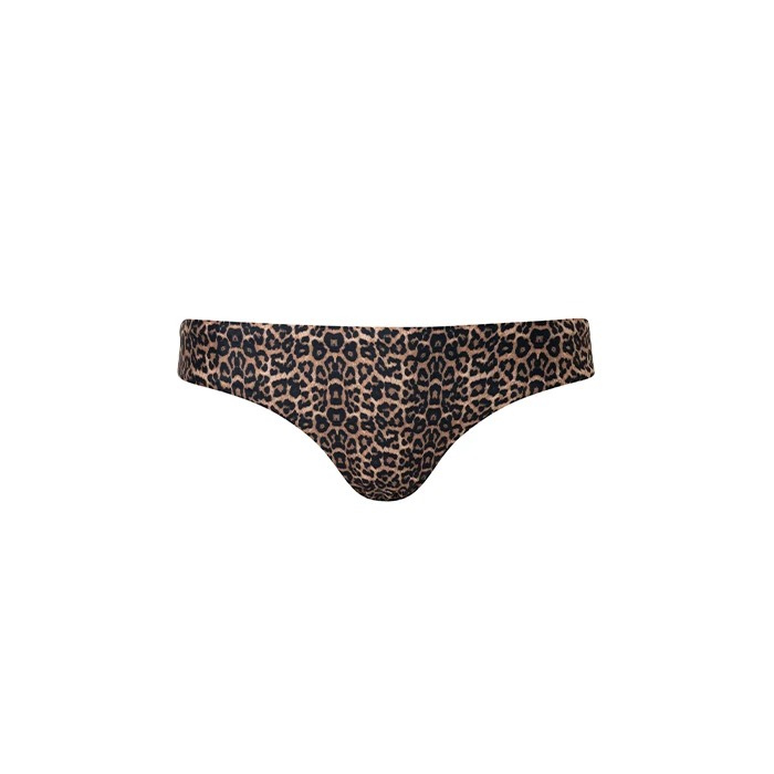 tunas-cheetah-front Caribe bikini top Beachwear Colombia Luxury Shoes