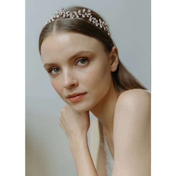 Violet crystal comb Accessories Bridal Luxury Shoes 