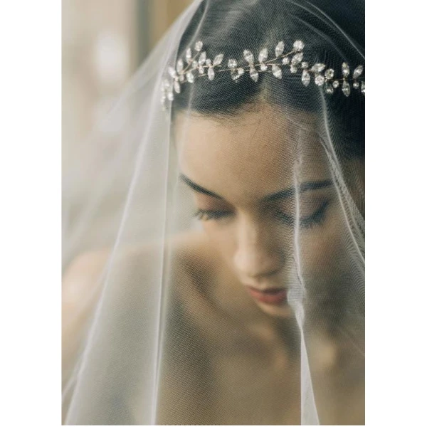 Violet crystal comb Accessories Bridal Luxury Shoes 